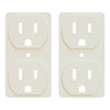 ColorCaps Light Almond - 2 Pack - Wallplate Warehouse CC - CDO - AL 070686019429 Cable Jacks