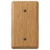 Contemporary Light Oak Wood - 1 Blank Wallplate - Wallplate Warehouse 901BL 070686576915 1 Blank