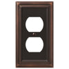 Continental Aged Bronze Cast - 1 Duplex Wallplate - Wallplate Warehouse 94DVB 070686569245 1 Duplex