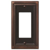 Continental Aged Bronze Cast - 1 Rocker Wallplate - Wallplate Warehouse 94RVB 070686569252 1 Rocker