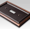 Continental Aged Bronze Cast - 2 Duplex Wallplate - Wallplate Warehouse 94DDVB 070686572818 2 Duplex