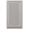 Continental Satin Nickel Cast - 1 Blank Wallplate - Wallplate Warehouse 94BN 070686572863 1 Blank