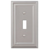 Continental Satin Nickel Cast - 1 Toggle Wallplate - Wallplate Warehouse 94TN 070686555750 1 Toggle