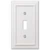 Continental White Cast - 1 Toggle Wallplate - Wallplate Warehouse 94TW 070686577318 1 Toggle