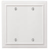 Continental White Cast - 2 Blank Wallplate - Wallplate Warehouse 94BBW - B 070686020760 2 Blank
