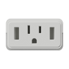 Cube Dual USB/Single Outlet LED Night Light - Wallplate Warehouse NL - CUBE - W 070686771181 Night Lights