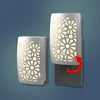 DecoPlug LED Floral Nickel Night Light - Wallplate Warehouse NL - DPFL - N 070686771471 Night Lights