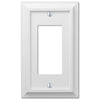Deerfield White Wood - 1 Rocker Wallplate - Wallplate Warehouse 2040RW 070686586266 1 Rocker