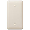 Devon Light Almond Steel - 1 Blank Wallplate - Wallplate Warehouse 935BAL 070686582633 1 Blank