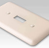 Devon Light Almond Steel - 1 Duplex Wallplate - Wallplate Warehouse 935DAL 070686400760 1 Duplex