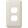 Devon Light Almond Steel - 1 Duplex Wallplate - Wallplate Warehouse 935DAL 070686400760 1 Duplex