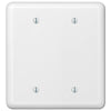 Devon White Steel - 2 Blank Wallplate - Wallplate Warehouse 935BBW 070686579893 2 Blank