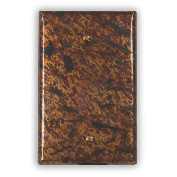 Distressed Light Copper - 1 Blank Wallplate - Wallplate Warehouse DISLCOP1B 819332021856 1 Blank