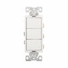 Eaton 7729W Triplex Combination Decorator Switch