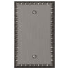 Egg & Dart Antique Nickel Cast - 1 Blank Wallplate - Wallplate Warehouse 90BAN 070686557853 1 Blank