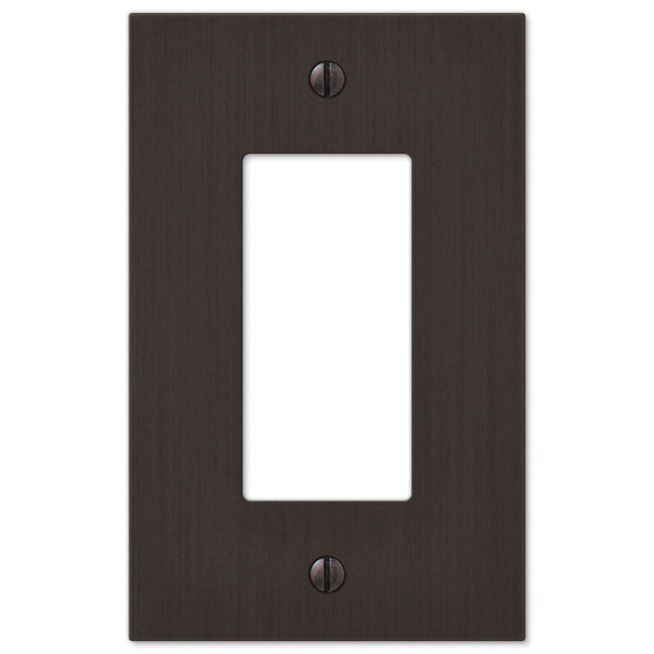 Elan Aged Bronze Cast - 1 Rocker Wallplate - Wallplate Warehouse 55RDB 070686573365 1 Rocker