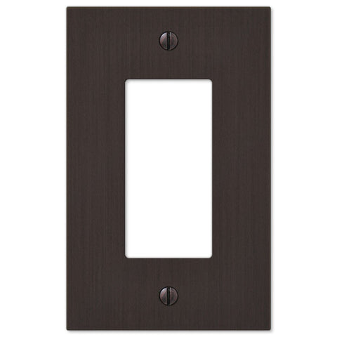 Elan Aged Bronze Cast - 1 Rocker Wallplate - Wallplate Warehouse 55RDB 070686573365 1 Rocker