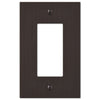Elan Aged Bronze Cast - 1 Rocker Wallplate - Wallplate Warehouse 55RDB 070686573365 1 Rocker