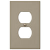 Elan Brushed Bronze Cast - 1 Duplex Wallplate - Wallplate Warehouse 55DBZ 070686573488 1 Duplex