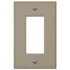Elan Brushed Bronze Cast - 1 Rocker Wallplate - Wallplate Warehouse 55RBZ 070686573495 1 Rocker