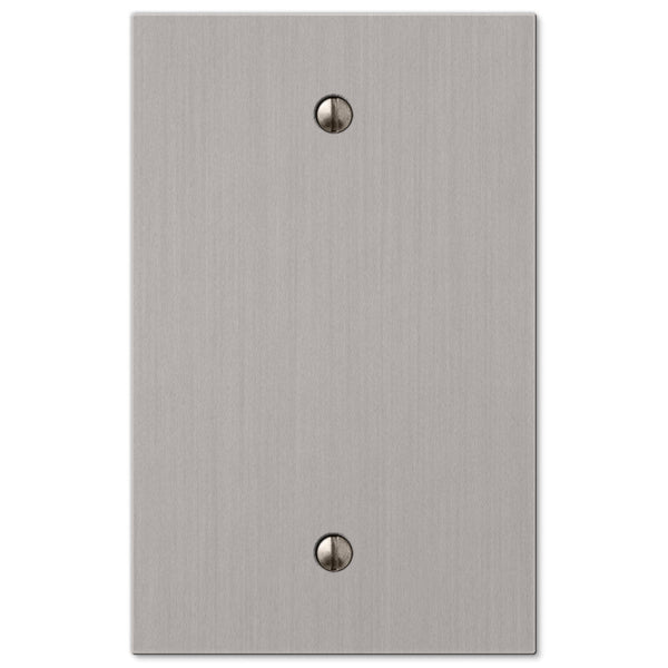Elan Brushed Nickel Cast - 1 Blank Wallplate - Wallplate Warehouse 55BBN 070686573594 1 Blank