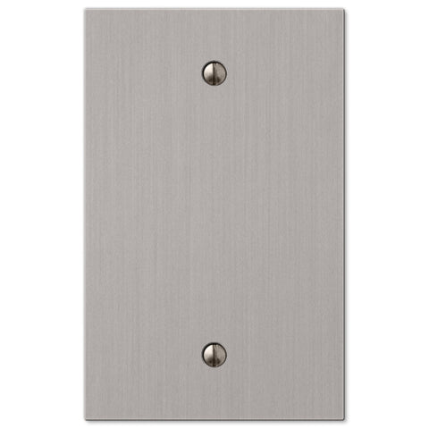 Elan Brushed Nickel Cast - 1 Blank Wallplate - Wallplate Warehouse 55BBN 070686573594 1 Blank
