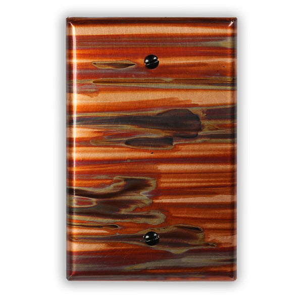 Enchantment Horizontal Copper - 1 Blank Wallplate - Wallplate Warehouse ENCHCOP1B 819332022365 1 Blank
