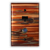 Enchantment Horizontal Copper - 1 Data Jack / 1 Cable Jack Wallplate - Wallplate Warehouse ENCHCOP1DJ1CJ 819332022396