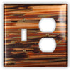 Enchantment Horizontal Copper - 1 Toggle / 1 Duplex Wallplate - Wallplate Warehouse ENCHCOP1T1D 819332022280 1 Toggle / 1 Duplex
