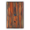 Enchantment Vertical Copper - 1 Cable Jack Wallplate - Wallplate Warehouse ENCVCOP1CJ 819332022570