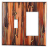 Enchantment Vertical Copper - 1 Toggle / 1 Rocker Wallplate - Wallplate Warehouse ENCVCOP1T1R 819332022532 1 Toggle / 1 Rocker