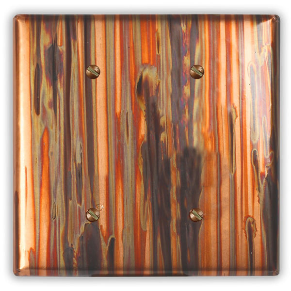 Enchantment Vertical Copper - 2 Blank Wallplate - Wallplate Warehouse ENCVCOP2B 819332022617 2 Blank