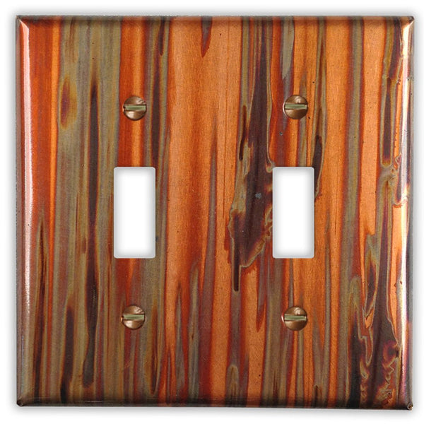 Enchantment Vertical Copper - 2 Toggle Wallplate - Wallplate Warehouse ENCVCOP2T 819332022419 2 Toggle