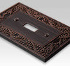 English Garden Aged Bronze Cast - 2 Toggle / 1 Duplex Wallplate - Wallplate Warehouse 43TTDVB 070686578384 2 Toggle / 1 Duplex