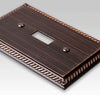 Georgian Aged Bronze Cast - 2 Rocker Wallplate - Wallplate Warehouse 54RRVB 070686569764 2 Rocker