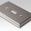 Georgian Satin Nickel Cast - 1 Toggle Wallplate - Wallplate Warehouse 54TN 070686452882 1 Toggle