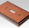 Georgian Tumbled Aged Bronze Cast - 1 Duplex Wallplate - Wallplate Warehouse 54DAZ 070686559390 1 Duplex