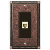 Georgian Tumbled Aged Bronze Cast - 1 Phone Jack Wallplate - Wallplate Warehouse 54PHAZ 070686581124 Phone Jacks