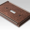 Imperial Bead Tumbled Aged Bronze Cast - 1 Toggle Wallplate - Wallplate Warehouse 74TAZ 070686577769 1 Toggle