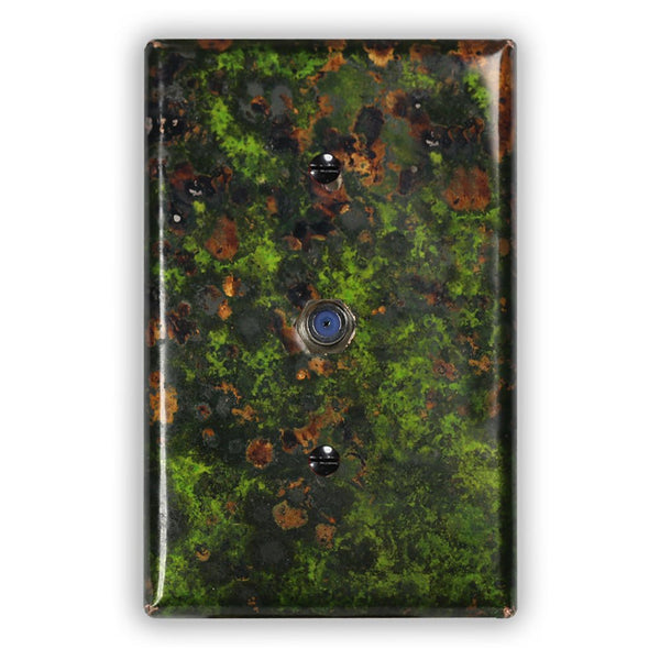 Irish Moss Copper - 1 Cable Jack Wallplate - Wallplate Warehouse IRMOCOP1CJ 819332023072