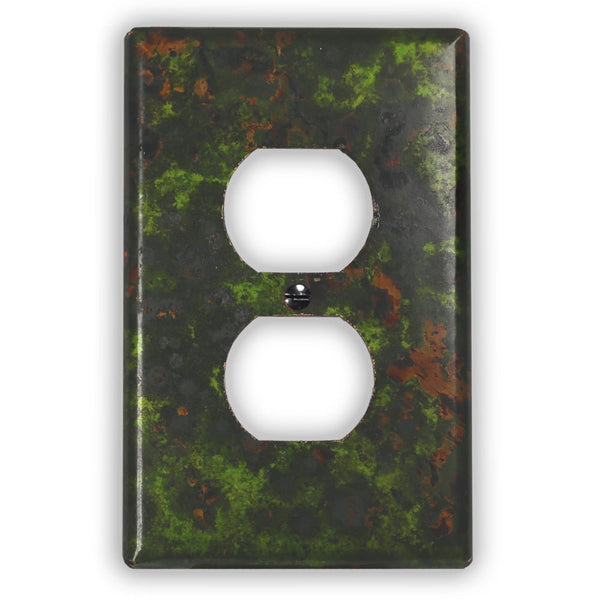 Irish Moss Copper - 1 Duplex Wallplate - Wallplate Warehouse IRMOCOP1D 819332023034 1 Duplex