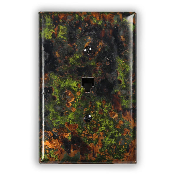 Irish Moss Copper - 1 Phone Jack Wallplate - Wallplate Warehouse IRMOCOP1PJ 819332023089