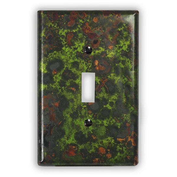 Irish Moss Copper - 1 Toggle Wallplate - Wallplate Warehouse IRMOCOP1T 819332022884 1 Toggle