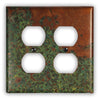 Irish Moss Copper - 2 Duplex Wallplate - Wallplate Warehouse IRMOCOP2D 819332023041 2 Duplex