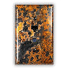 Leopard Copper - 1 Data Jack / 1 Cable Jack Wallplate - Wallplate Warehouse LEOPCOP1DJ1CJ 819332023355