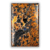 Leopard Copper - 1 Phone Jack / 1 Cable Jack Wallplate - Wallplate Warehouse LEOPCOP1PJ1CJ 819332023348