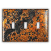 Leopard Copper - 3 Toggle Wallplate - Wallplate Warehouse LEOPCOP3T 819332023140 3 Toggle