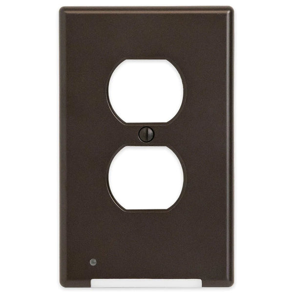 LumiCover LED Night Light - Duplex - Aged Bronze - Wallplate Warehouse LCR - CCDO - DB 070686771716 Night Lights