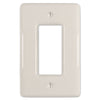 Metro Biscuit Ceramic - 1 Rocker Wallplate - Wallplate Warehouse 3000RBT 070686006511 1 Rocker