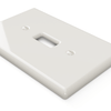 Metro Biscuit Ceramic - 2 Rocker Wallplate - Wallplate Warehouse 3000RRBT 070686006528 2 Rocker